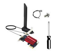Wadakada Tri Band 2.4G/5G/6GHz WiFi 7 MT7925 PCI-E Adapter Card Kit 5374Mbps BT5.3 Desktop Wireless Network Adapter for Win10 for Win11