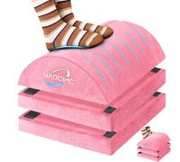 WADCIMC Foot Rest for Under Desk at Work, Warmer Feet Pocket Footrest,Foot Stool with Washable Cover,Comfortable Footrest with 3 Adjustable Heights, for Office Gaming Chair, for Leg Support, XL(18IN)