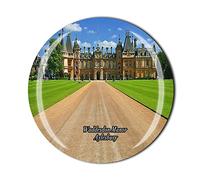Waddesdon Manor Aylesbury UK Fridge Magnet Crystal Tourist Souvenir Gift Collection Refrigerator Magnetic Sticker