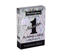Waddingtons Number 1 Platinum Playing Cards Game, Sleek Foil Design Deck of Cards, Ideal for Snap, Poker and a Ideal Travel Companion, Gift and Toy for Ages 6 Plus