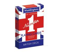 Winning-Moves Playing Cards - Waddingtons Number 1 Union Jack edition - Snap to Poker, Age 6+