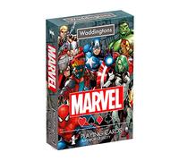 Waddingtons Number 1 Marvel Universe Playing Card Game, play with your favourite superheroes including Iron Man, Spider-Man and Captain America, gift and toy for boys, girls and adults Aged 6 plus