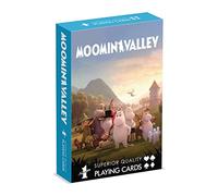 Waddingtons Number 1 Moomins Playing Card Game, enter Moominvalley and play with Little My, Snorkmaiden, Moominmamma and Moominpappa, gifts and toys for boys and girls aged 6 plus