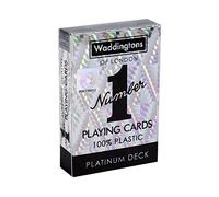 Waddingtons Number 1 Platinum Playing Cards Game, Sleek Foil Design Deck of Cards, Ideal for Snap, Poker and a Ideal Travel Companion, Gift and Toy for Ages 6 Plus