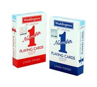 Waddingtons Number 1 Playing Card Game, play with the classic Red and Blue Twin Pack, great travel companion, gift and toy for Boys, Girls and adults.