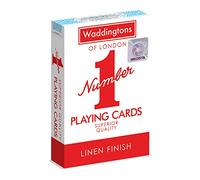 Waddingtons Number 1 Playing Card Game, play with one of red or blue deck of cards, great travel companion, gifts and toys for Boys, Girls and adults.