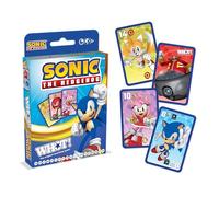 Waddingtons Number 1 Sonic the Hedgehog WHOT! Travel Card Game, play with Knuckles, Tails, Shadow, Doctor Eggman from the popular Sega video game, great gift for ages 5 plus