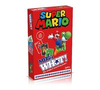 Waddingtons Number 1 Super Mario Mega WHOT! deluxe edition, the original matching game now with a custom game board, match Luigi and Yoshi, gift for ages 5 plus