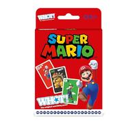 Waddingtons Number 1 Super Mario WHOT! Card Game, Take turns matching shapes, numbers, and characters including Mario, Luigi, Yoshi, Peach and Toad, educational travel game for ages 5 plus