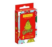 Waddingtons Number 1 The Grinch Playing Cards play fish, slap jack, crazy eights and rummy, Travel Companion, Gifts and Toys for Boys, Girls and Adults
