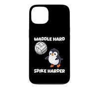 Waddle Hard Spike Harder Funny Penguin Player Animal Lover Case for iPhone 13
