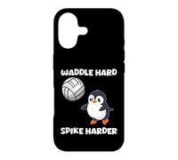 Waddle Hard Spike Harder Funny Penguin Player Animal Lover Case for iPhone 17