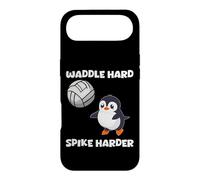 Waddle Hard Spike Harder Funny Penguin Player Animal Lover Case for iPhone Air