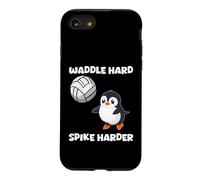 Waddle Hard Spike Harder Funny Penguin Player Animal Lover Case for iPhone SE (2020) / 7/8