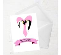 Waddle Id Do Without You Greetings Card - Large Card