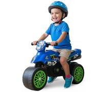 Waddle Kids Motorcycle Balance Bike - Toddler Ride on Toys w/Sounds, Wide Wheel Base, Rubber Coated Wheels, Foot to Floor Toddler Car Up to 44 Lbs, Motorbike for Kids Ages 18 Months to 3 Yrs, Blue