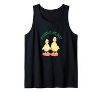 Waddle We Do? Cute Baby Ducklings Pun Illustration Tank Top