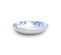 Wade WA967039BLU Blue Floral Set of 4 Pasta Bowls with Pale Blue & White Floral Pattern, Crafted from Earthenware, Made in Stoke-on-Trent, 22.5cm, Blue