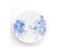 Wade Albert White Blue Floral Side Plate, Blue WA967014BLU in White | Size: A Wade Albert White White A