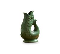 Wade Albert White Fish Jug, Earthenware, 0.6L, Forest Green WA967802GRN | Size: 600ml Wade Albert White Green 600ml