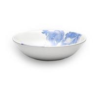 Wade Blue Floral Cereal Bowl with Pale Blue & White Floral Pattern, Crafted from Earthenware, Made in Stoke-on-Trent, 19cm, Blue