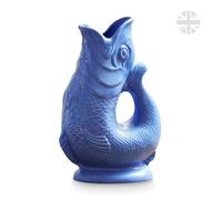 Wade Ceramic Clay Fish Jug 1.2L - Sea Blue