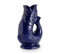 Wade Fish Jug, Earthenware, Iconic UK Heritage, Made in Stoke-on-Trent, 0.6L, Cobalt Blue