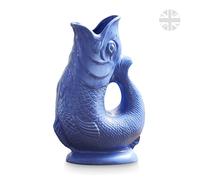 Wade Fish Jug, Handcrafted from Earthenware, Iconic UK Heritage, Made in Stoke-on-Trent, 0.6L, Sea Blue