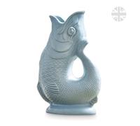 Wade Fish Jug, Handcrafted from Earthenware, Iconic UK Heritage, Made in Stoke-on-Trent, 1.2L, Eau De Nil
