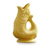 Wade Fish Jug, Handcrafted from Earthenware, Iconic UK Heritage, Made in Stoke-on-Trent, 1.2L, Yellow, WA967803YLW