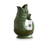 Wade Fish Jug, Handcrafted in Stoke-on-Trent England, Award-Winning Iconic UK Heritage Brand, English Earthenware, 0.6L, Forest Green
