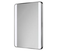 Wade Illuminated Dimmable LED Mirror with Demister and Touch Sensor | Polished Chrome | Glass/Aluminium | 500mm x 700mm