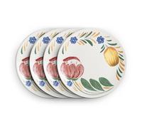 Set of 4 Capri Side Plates Multi-Coloured