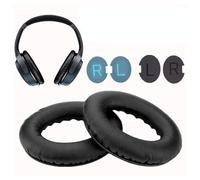 WADEO Replacement Earpads for Bose, Earpad Cushion 2 Pieces Memory Foam Kit Ear Cover for Bose QC45/QC35/QC25/QC15, Quiet comfort 45, QC2, AE2, AE2i, AE2w, Around Ear Headphone (Black)