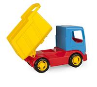 Wader 35312 Tech Truck Dumper with Sturdy Steel Axles, Approx. 23.5 x 11.5 x 15.5 cm, from 12 Months, Ideal as a Gift for Creative Play