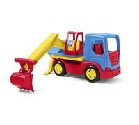 Wader 35316 Tech Truck with Excavator, Movable Shovel, Rotating Attachment and Sturdy Steel Axles, Approx. 27 x 11.5 x 15 cm, from 12 Months, Ideal as a Gift for Creative Play