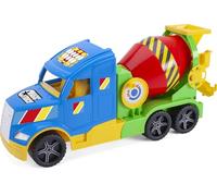 Wader 36341 Magic Truck Concrete Mixer 59.5 cm for Children from 3 Years Suitable as a Gift for Creative Play