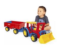 Wader Gigant Tractor with Shovel and Trailer