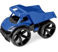 Wader Maximus 64020 Dumper Truck in Blue with Lockable Recess and Wide Tyres, Size Approx. 59 cm, for Children from 12 Months, Suitable as a Gift for Creative Play