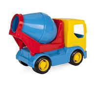 Wader Tech Truck 35313 Concrete Mixer with Rotating Drum and Sturdy Steel Axles, Approx. 23.5 x 11.5 x 17 cm, from 12 Months, Ideal as a Gift for Creative Play