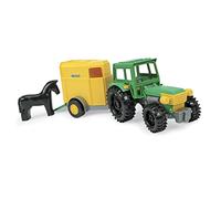 Wader Tractor with horse trailer in box