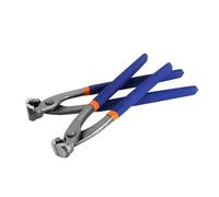 WADFOW WPS8302 Ear Clamp Nail Puller Pliers: 2 PCS Rabbet Pliers Set, 9" and 10", Blue