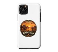 Wadi Rum Desert Landscape with Sunset and Camel Nomads Case for iPhone 11 Pro