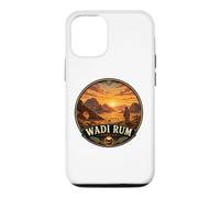 Wadi Rum Desert Landscape with Sunset and Camel Nomads Case for iPhone 12/12 Pro