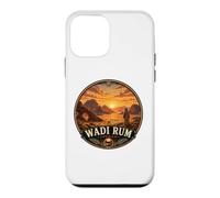 Wadi Rum Desert Landscape with Sunset and Camel Nomads Case for iPhone 12 mini
