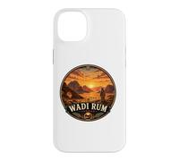 Wadi Rum Desert Landscape with Sunset and Camel Nomads Case for iPhone 14 Plus