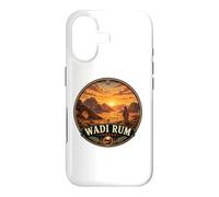 Wadi Rum Desert Landscape with Sunset and Camel Nomads Case for iPhone 17