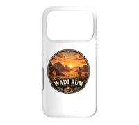 Wadi Rum Desert Landscape with Sunset and Camel Nomads Case for iPhone 17 Pro