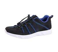 Wading Shoes Mens, Mesh Sneakers Low Top Running Shoes Non-Slip River Tracing Shoe Arch Support Casual Trainers Gym Workout Fitness Sneakers Breathable Lightweight Walking Shoe for Men Black