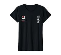 Wado Ryu Karate Classic Value Graphic T-Shirt, Women, Black, S